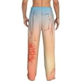thumbnail image 3 of Bingfone The Sunset Of Dandelion Mens All Over Print Sleep Pajama Pants-X-Large, 3 of 9