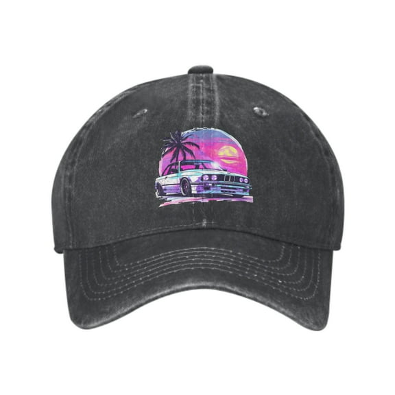 Purple Hawaii Baseball Caps for Men Women Adjustable Casual Trucker Hats for Fishing Outdoor Activities Fashion Hats