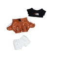 thumbnail image 6 of DOLITY 20cm Doll Clothes Cotton Doll Jacket Pants and T Shirt Set Photo Props, 6 of 8