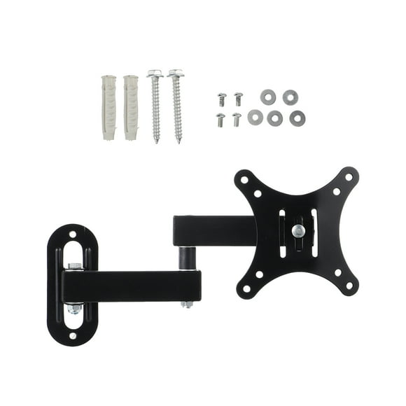TV Wall Bracket Rotates Monitor TV Wall Mount for 14-27 Inch TV Computer