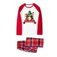 thumbnail image 3 of Odeerbi Matching Family Christmas Pajamas Sets Xmas Family Home Wear Sets 2025 Casual Printed Top with Bottom Outfits Loungewear Sleepwear Jammies for Mom, 3 of 9