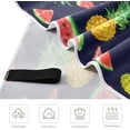 thumbnail image 2 of Coolnut Beach Towels Summer Fruits Fresh Pineapples Watermelon Slice Camping Towels Sand Free Beach Towel, 30"x60" Large Beach Towels Quick Dry Bath Travel Towels Pool Yoga Beach Mat for Men Women, 2 of 6