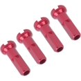 thumbnail image 5 of ABCISI 100pcs Bicycle Spoke, Aluminum Alloy Bicycle Wheel Spoke Bicycle End Caps Spoke Cap, Bike Wheel Spoke Nipples Combine Lightness and Easy to Install, Red, 14x6mm, 5 of 10