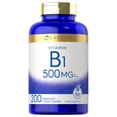 thumbnail image 1 of Suplemento Carlyle de vitamina B1 500 mg (tiamina) 200 cápsulas, 1 of 7