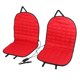 thumbnail image 2 of Coussin chauffant double pour siège de voiture, épais, 12V, rouge, 2 of 4