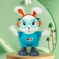 thumbnail image 5 of Dancing Singing Robot Toy, Cute Bunny with LED Lights & Music, Projection & Movement, Interactive Kids Toy, Gift for Toddlers, 5 of 7