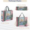 thumbnail image 6 of FORMRS Womens Corduroy Tote Bag Crossbody Shoulder Handbag with Pocket, Green Window Sea, 6 of 7