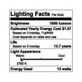 thumbnail image 4 of GE Reveal 2-Pack 85 W Equivalent Dimmable Color-enhancing Br40 LED Light Fixture Light Bulb, 4 of 4