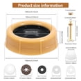 thumbnail image 3 of Extra Thick Toilet Wax Ring Replacement Kit Easy Install Toilet Bowl Wax Ring Gasket for 3 inch and 4 inch Drain Pipe, 3 of 7