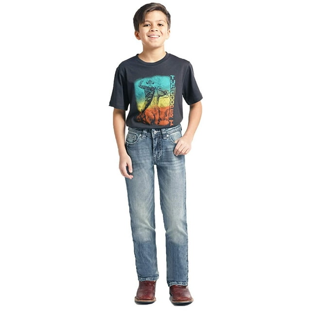 Rock and Roll Denim, Boys Reovler Fit Bootcut, Size 8R, BBS2384