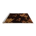 thumbnail image 2 of Ahgly Company Machine Washable Indoor Rectangle Abstract Orange Modern Area Rugs, 2' x 4', 2 of 4