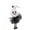 B, variant on Agiferg Halloween Venue Layout Props Cartoon Gauze Skirt Bell Pendant Ghost Witch Pendant