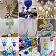 thumbnail image 6 of YALLOVE Clear Acrylic Tabletop Balloon Stand Kit, Adjustable Height, 23.6 Inch & 10 Packs, Ideal for Easter Party, 6 of 6