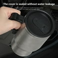 thumbnail image 5 of 100Fens 500ml Car Heating Cup Car Heated Mug, 12V Stainless Steel Travel Electric Coffee Cup Insulated Heated Thermos Mug, 5 of 9