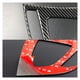 thumbnail image 2 of Cubierta del Panel del volante del coche, pegatina de modificación de fibra de carbono apta para pegatinas de accesorios interiores, 2 of 5