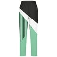 thumbnail image 3 of SELONE Summer Pants for Women Casual Lightweight Petite Plus Size Mid Rise with Pockets Polyester Fashion Clothes Ankle Length Baggy Straight Leg Go Out Pants Green 3XL, 3 of 4