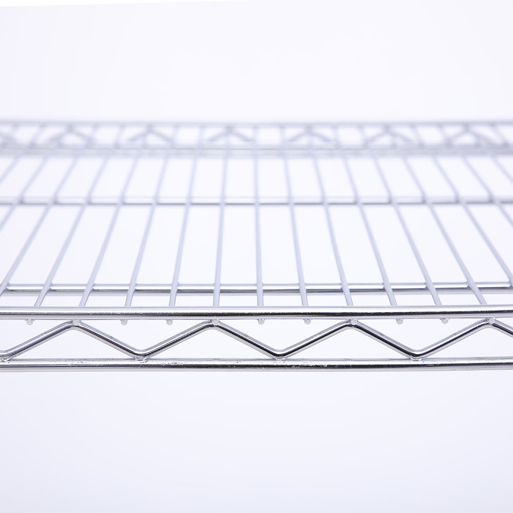 5 tier commercial chrome shelving unit 18x24x72in