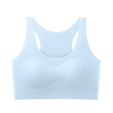 Wancir Training Bra Sports Seamless Bra  Breathable Cool Lift up Air Bra  Breathable and Comfortable Bra for Girls 9-18T