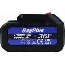 Dayplus Lithium-Ion 6000mAh Power Tool Battery for DAYPLUS Cordless Impact Wrench/Cordless Angle Grinder