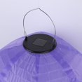 thumbnail image 3 of Lámpara de farol de nylon solar Lámpara colgante impermeable Decoración del festival (Púrpura), 3 of 7