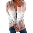 thumbnail image 2 of 2023 Chandail en Molleton Mode pour Femmes 50 % de Réduction Liquidation Hauts pour Femmes Automne Manches Longues Chandail Ample Chemise Décontractée Habillée Chandails en Molleton Col Rond pour Dames, 2 of 5