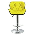 thumbnail image 4 of Modern Home Spyder Contemporary Adjustable Height Barstool/Bar Chair (Black/Yellow), 4 of 6
