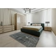 thumbnail image 4 of Ahgly Company Indoor Rectangle Mid-Century Modern Light Black Black Area Rugs, 5' x 8', 4 of 6