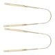 thumbnail image 4 of 2024 2pcs Tongue Scraper Stainless Steel U Shape Tongue Cleaner for Oral Care HygieneGold, 4 of 5