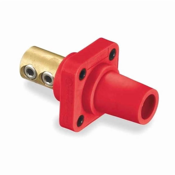 Hubbell Wiring Device-Kellems Receptacle, Female, Red, Double Set, Taper HBLFRR