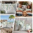 thumbnail image 5 of Sage Green Eucalyptus Leaves Outdoor Waterproof Pillow Covers, Spring Summer Country Plants Decorative Square Throw Pillowcase Sofa Cushion Sham for Patio/Couch/Chair, 16"x16" 2 Pack, 5 of 8