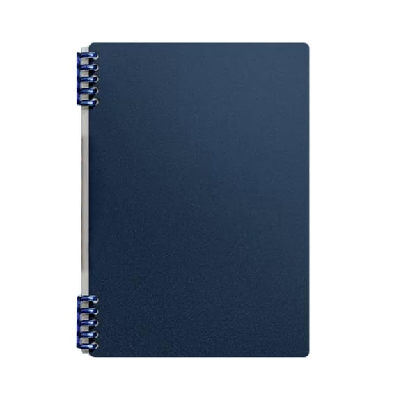 A5 Ring Bound Notebook with Detachable Pages, Reinforced Binding, Lined Paper, Durable Polypropylene Cover for Journaling and Note Taking