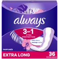 thumbnail image 2 of Always Xtra Protection 3 en 1 Protège-Dessous Quotidiens pour Femmes, Extra Long, Parfumés 36 Unités, 2 of 12