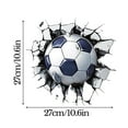 thumbnail image 2 of Personalized 3D Football Wall Stickers For Children's Room Decoration, 2 of 7