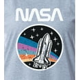 thumbnail image 3 of NASA Womens' Distressed Space Fashion Logo Nightgown Sleep Pajama Shirt, 3 of 5
