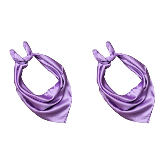 FENGGUIQU Elegant Light Purple Scarf for Decoration Use Comfortable and Professional 2Pcs
