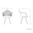 thumbnail image 3 of Silla Cohuecan Estilo Contemporáneo Color Blanco Gaia Herbs Cohuecan, 3 of 6