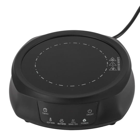 Estufa De Calefacción De Té Eléctrico, Mini Estufa Portátil De 800 W Placa Caliente Con Energía Ajustable, Temporizador Personalizable, Estufa De Cerámica Para Agua Hirviendo