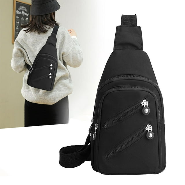 Sunvenoes Strap Bag Crossbody Backpack With Strap Backpack Hiking Backpack Multipurpose Crossbody Chest Bag