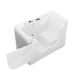 thumbnail image 3 of Meditub Collection 30 in. L x 60 in. W Left Side Drain Air Jetted Bathtub in White with Aroma and Chroma Therapy, 3 of 4