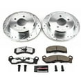 thumbnail image 3 of PowerStop Front Z26 Street Warrior Carbon-Fiber Ceramic Brake Pad and Drilled and Slotted Rotor Kit Fits: FORD Select Models K3021-26, 3 of 9