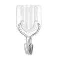 thumbnail image 3 of Adhesive Hooks Reusable Utility Hooks Wall Hooks White Hooks Oil Proof For Kitchen Bathroom Ceiling Window 20 Pack, 3 of 9