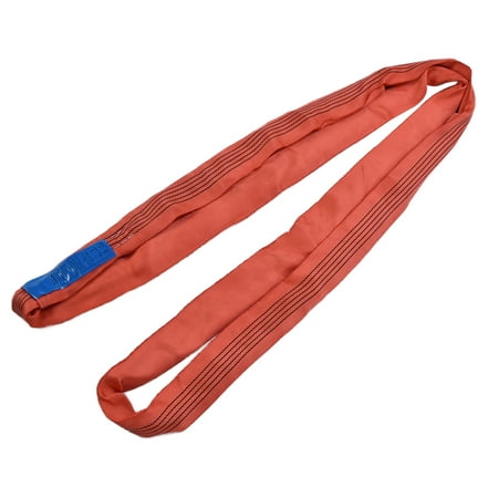 

Round Lifting Sling Wear Resistant Rigging Accessories Wide 75mm Large Tension 5T Load Endless Web Slings For Mechanical Hoisting For Port Transportation 2 Meters 3 Meters 4