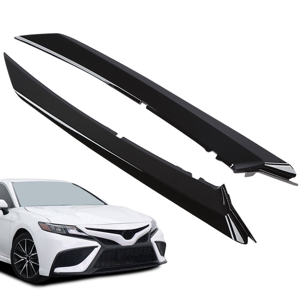 Front Bumper Lower Molding Trim - Left Driver Side For 2021-2023 Toyota Camry XSE/SE (Matte Black)
