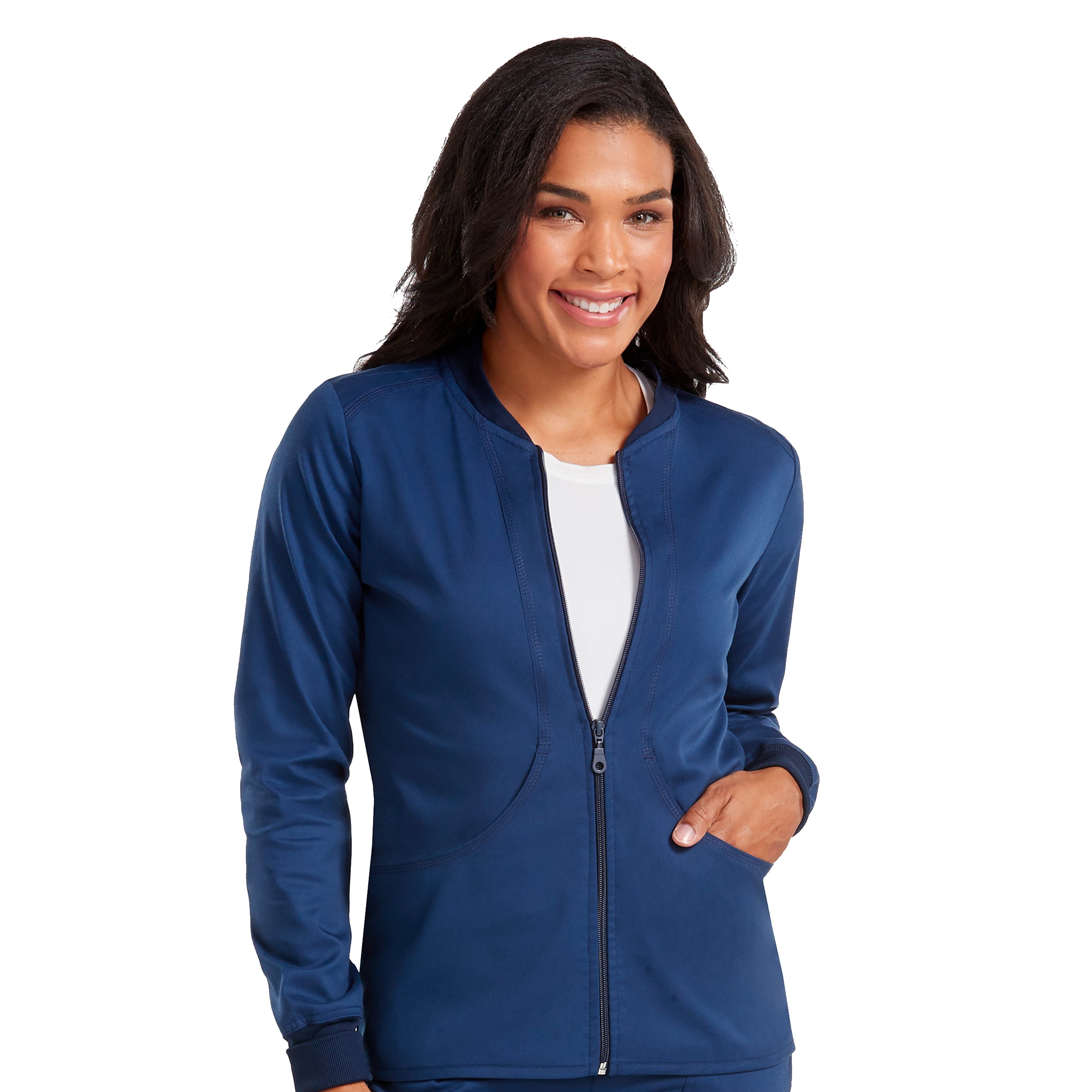 Med Couture Med Couture NEW TOUCH Women's ZipFront Warm Up Scrub Jacket [XS 3XL, FREE