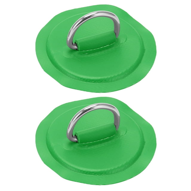 Patch de Coussinet en D, Coussinet en D Réutilisable et Durable pour Bateau Gonflable en PVC Kayak Canot pour Toit, Grilles, Remorques, Feuilles de Sol Jaune, Bleu, Rouge, Vert Émeraude, Noir, Blanc, Vert, Orange, Gris