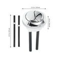 Sarasara Dual Flush Toilet Button Round Toilet Water Tank Button Repair