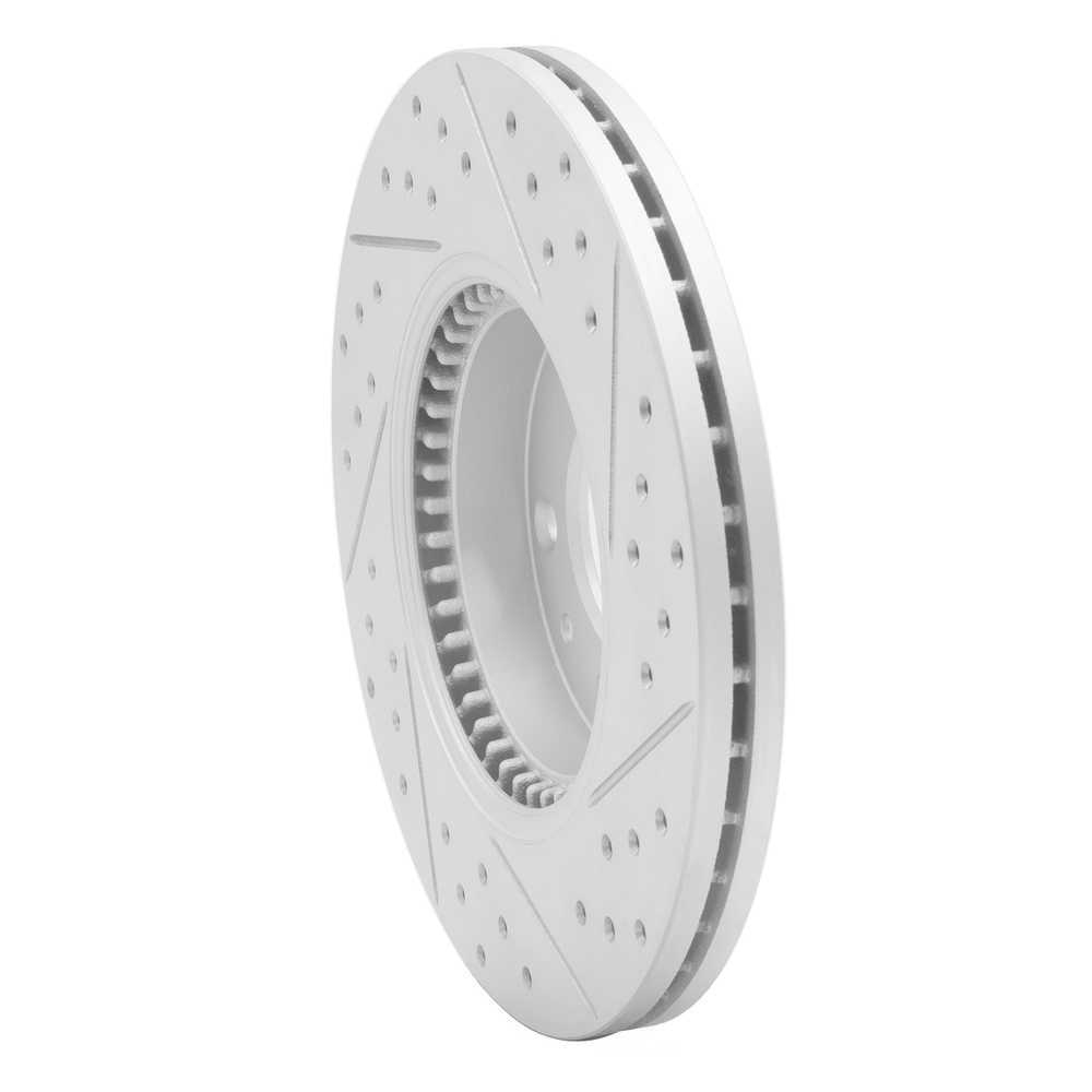 Dynamic Friction Company 830-54059L DFC Geoperformance Rotor - Drilled and Slotted