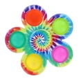 thumbnail image 1 of Fidget Toy Spinner Toynk Pop con 5 botones, forma de arcoíris, 1 of 8