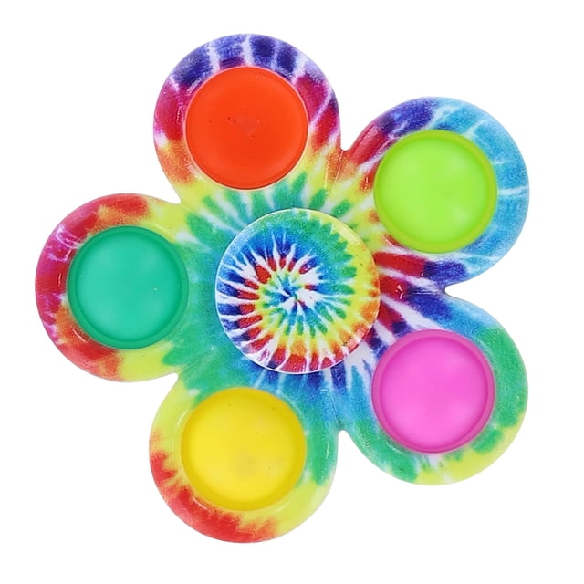 Fidget Toy Spinner Toynk Pop con 5 botones, forma de arcoíris