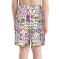 thumbnail image 3 of Rocae Peace Love and Dove Flower Power for Teen Beach Trunks Boys Swim Trunks with Compression Liner Quick Dry Board ShortsMedium, 3 of 9